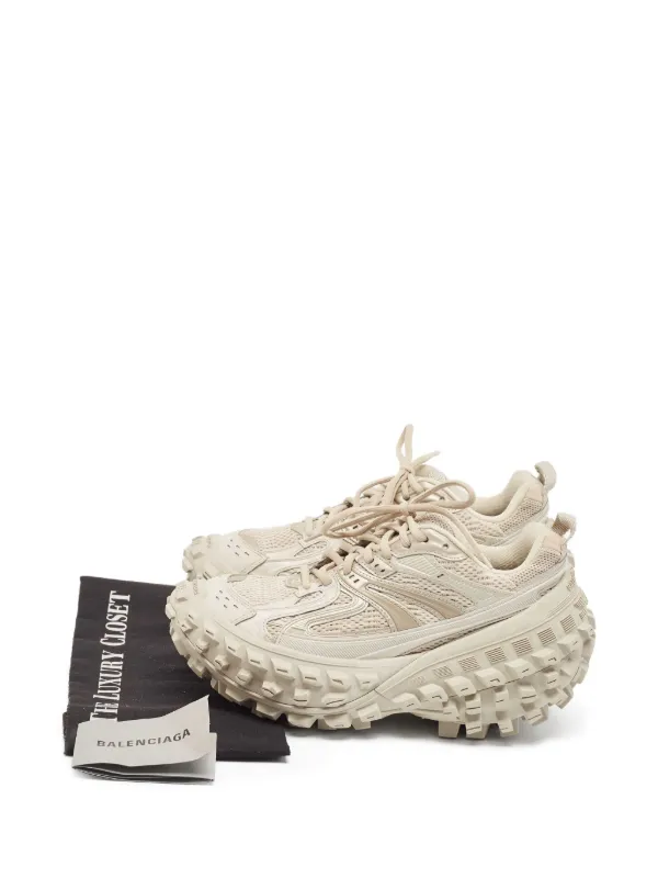 Balenciaga Pre-Owned faux-leather Sneakers | Neutrals | FARFETCH Balenciaga Pre-Owned faux-leather Sneakers | Neutrals | FARFETCH