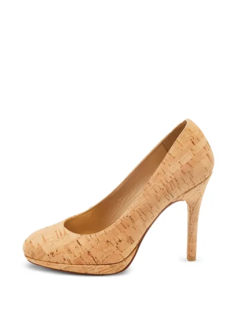 Stuart Weitzman cork pumps