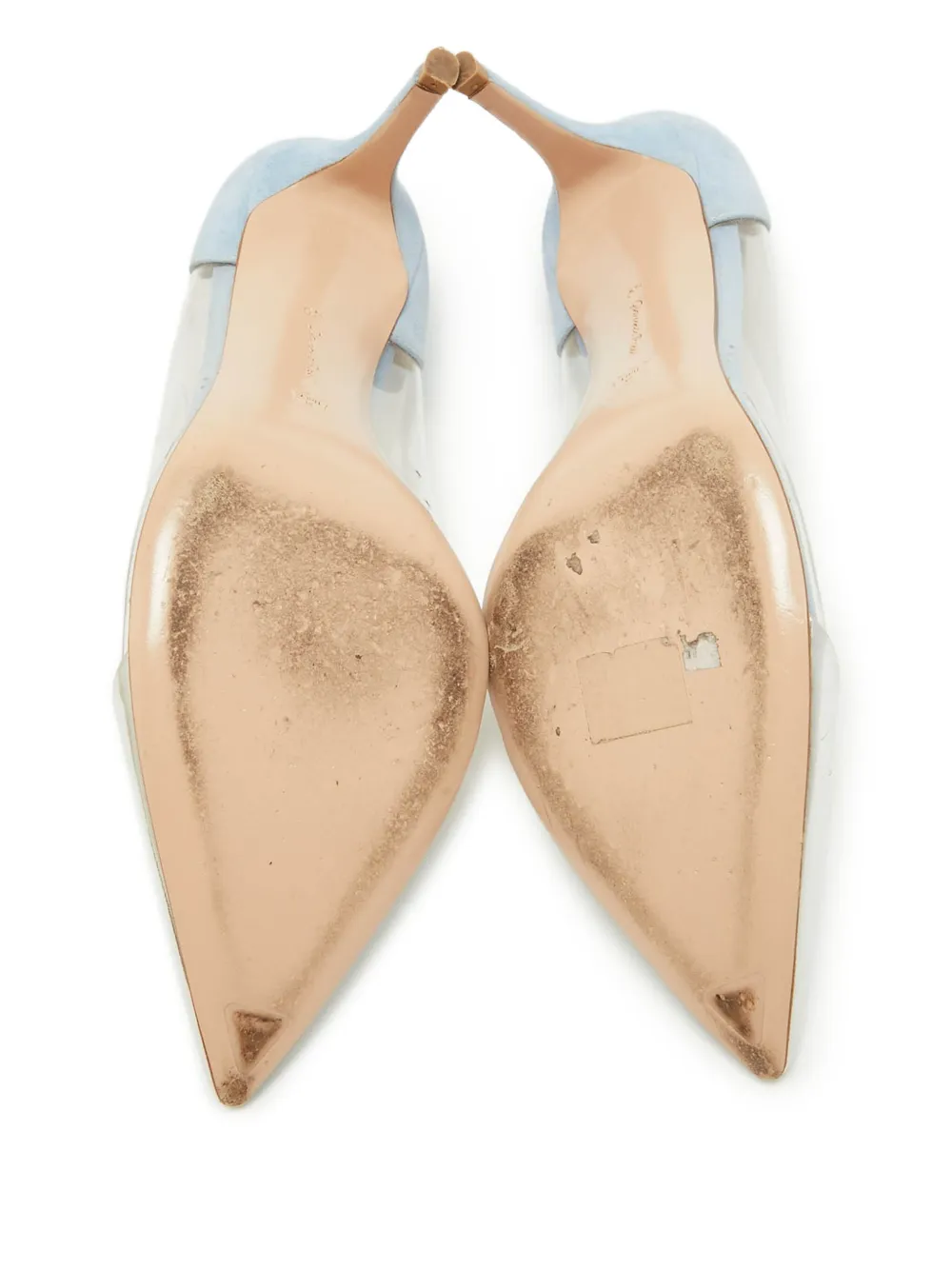 Gianvito Rossi 110 mm Plexi pumps - Zilver