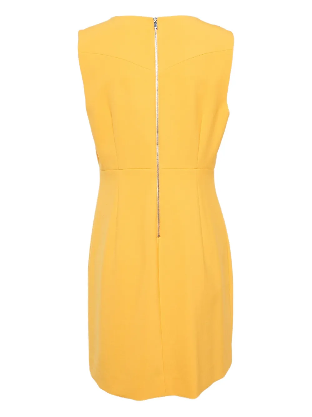 Diane Von Furstenberg Vintage Mouwloze mini-jurk met textuur - Oranje