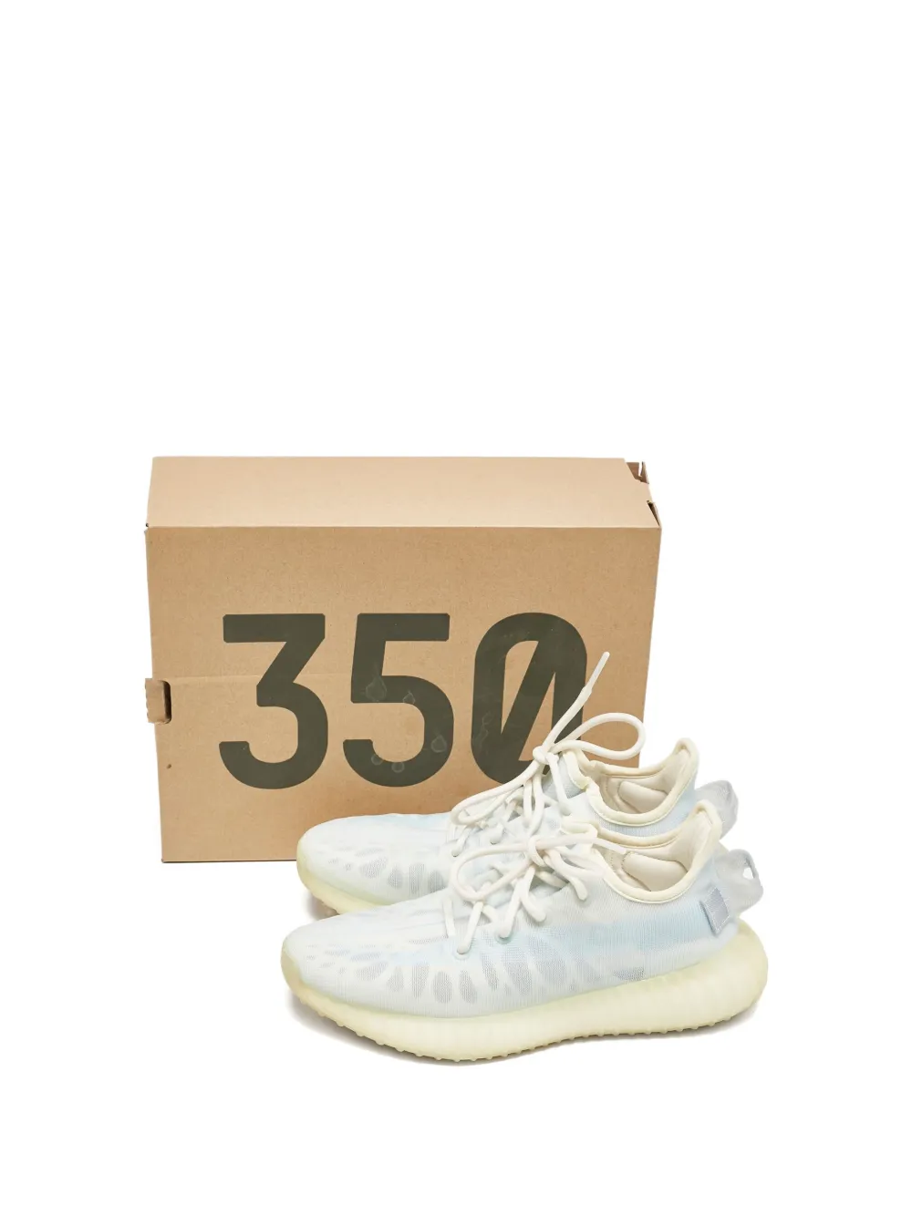 Pre-owned Adidas Originals 2021 Boost 350 V2 Low-top Sneakers In Blue