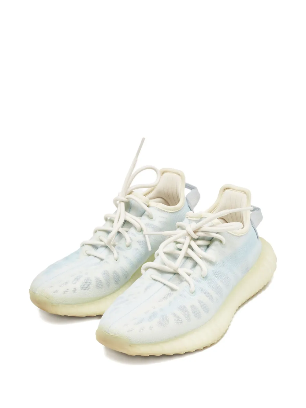 Pre-owned Adidas Originals 2021 Boost 350 V2 Low-top Sneakers In Blue