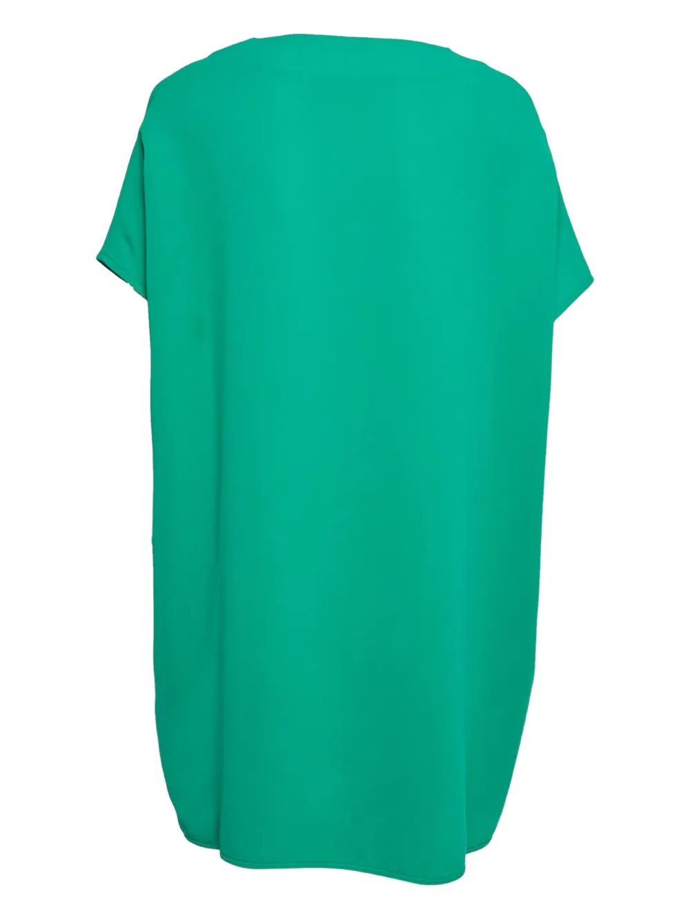 Diane Von Furstenberg Vintage Mini-jurk met korte mouwen en V-hals - Groen