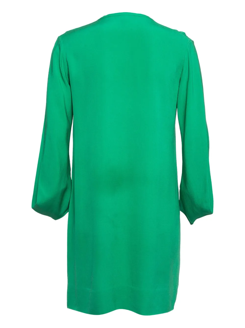 Diane Von Furstenberg Vintage 2023 zijden rosette mini-jurk - Groen
