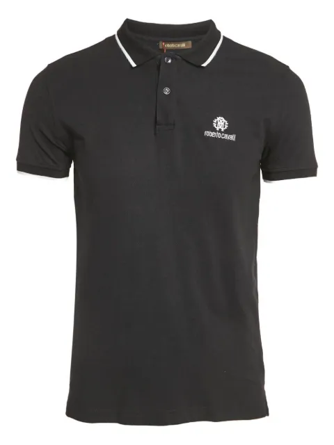 Roberto Cavalli Vintage embroidered-logo polo shirt