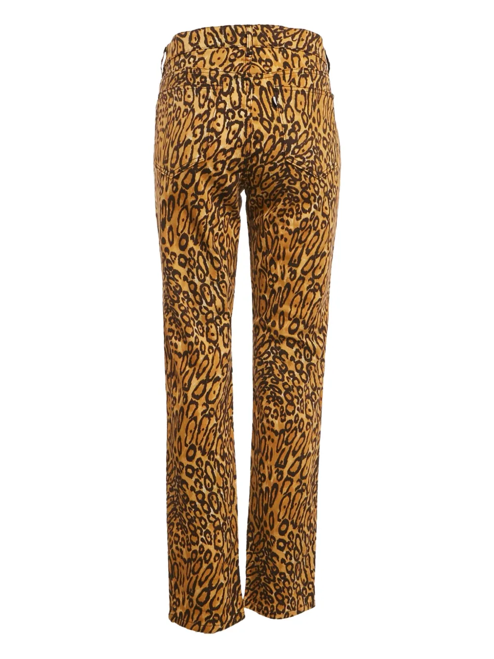 Moschino Pre-Owned Broek met luipaardprint - Bruin