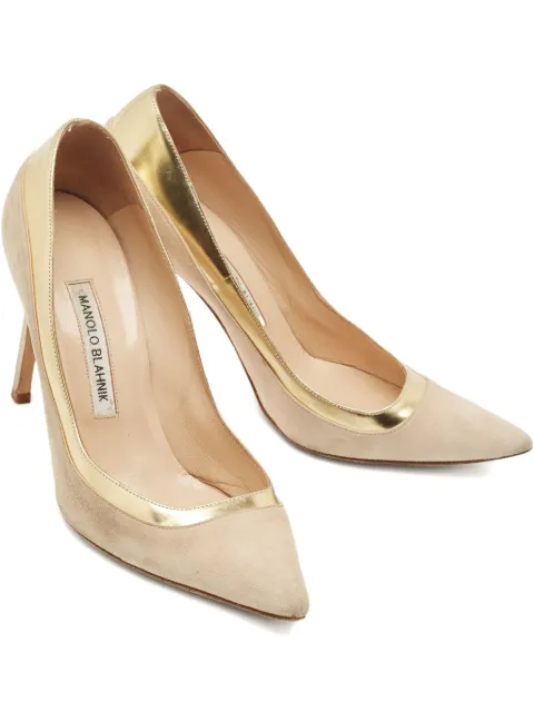 Manolo Blahnik 105mm suede pumps