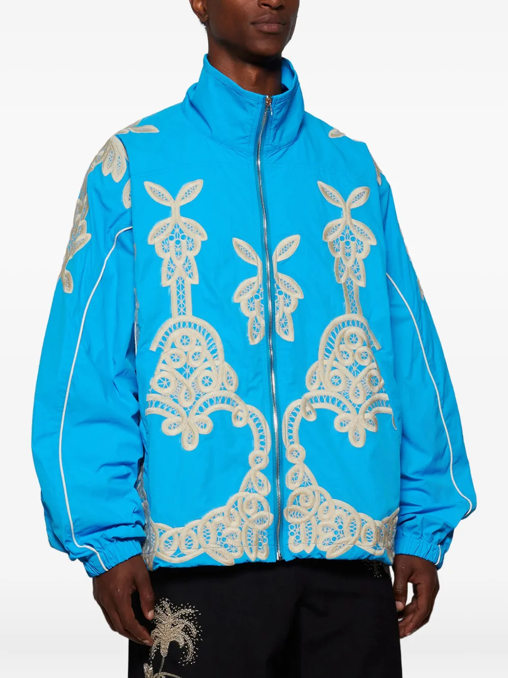 Bluemarble Embroidered Jacket In Blue