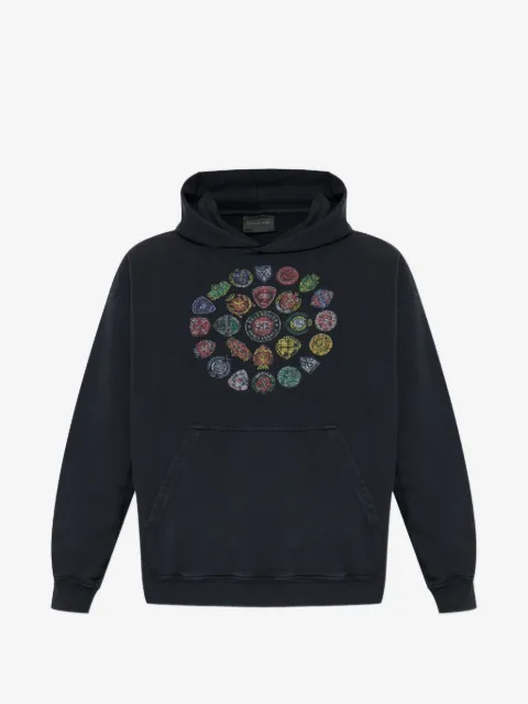 Balenciaga graphic-print hoodie