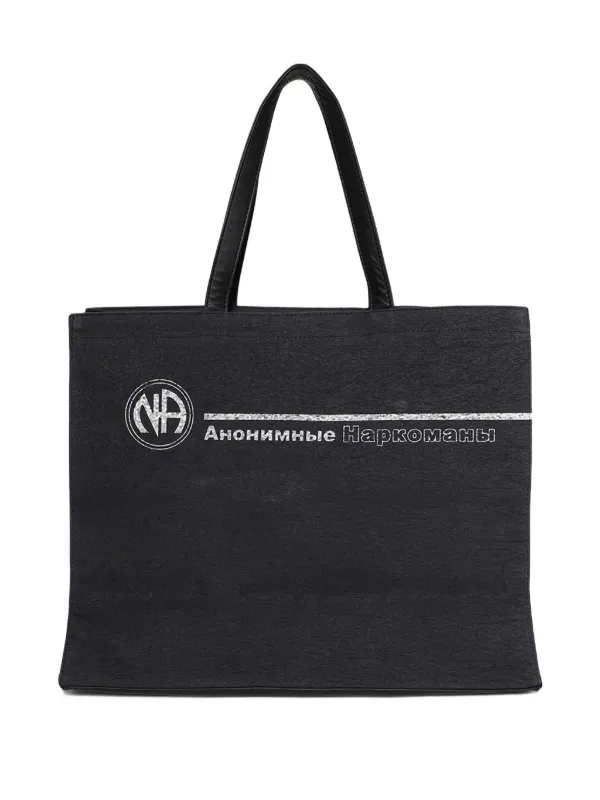 Enfants Riches Déprimés Russian Na Market Graphic Tote Bag | Black