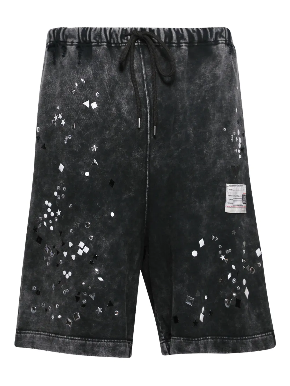 Maison MIHARA YASUHIRO embellished shorts | Black | Image 1