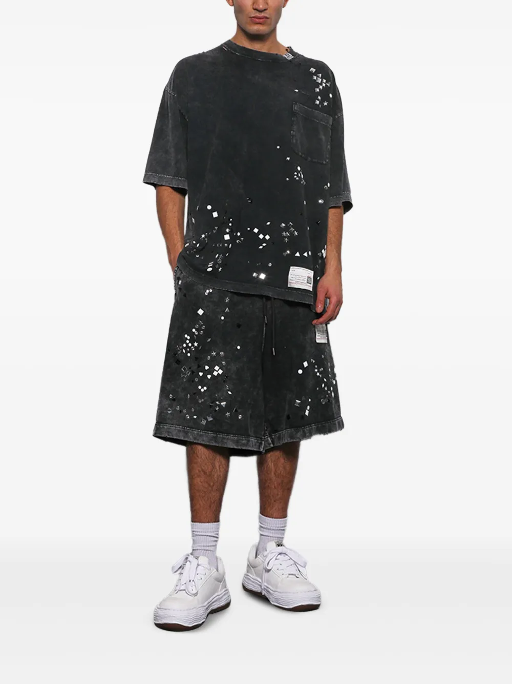 Maison MIHARA YASUHIRO embellished shorts | Track & Running Shorts | Image 2