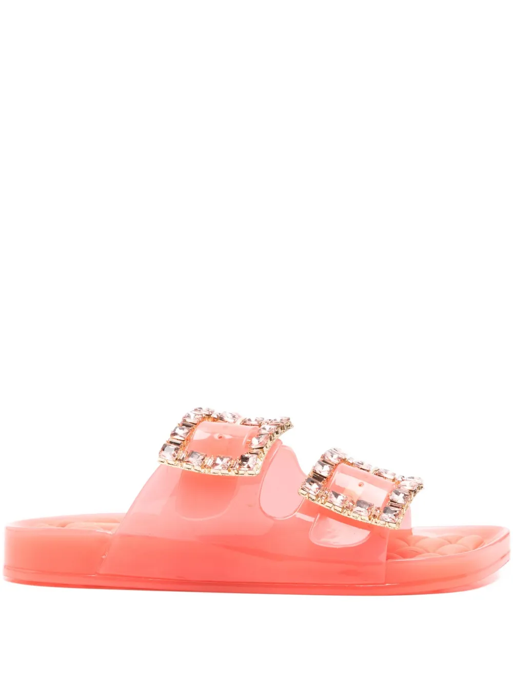 TWINSET jewel-buckle slides Pink