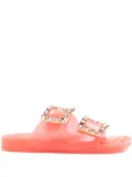 TWINSET jewel-buckle slides - Pink