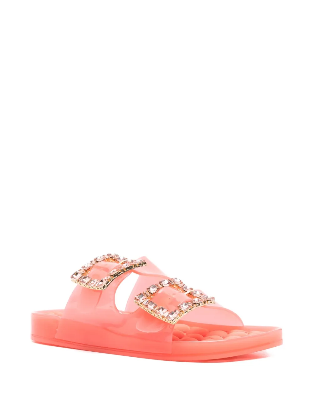 TWINSET jewel-buckle slides Pink