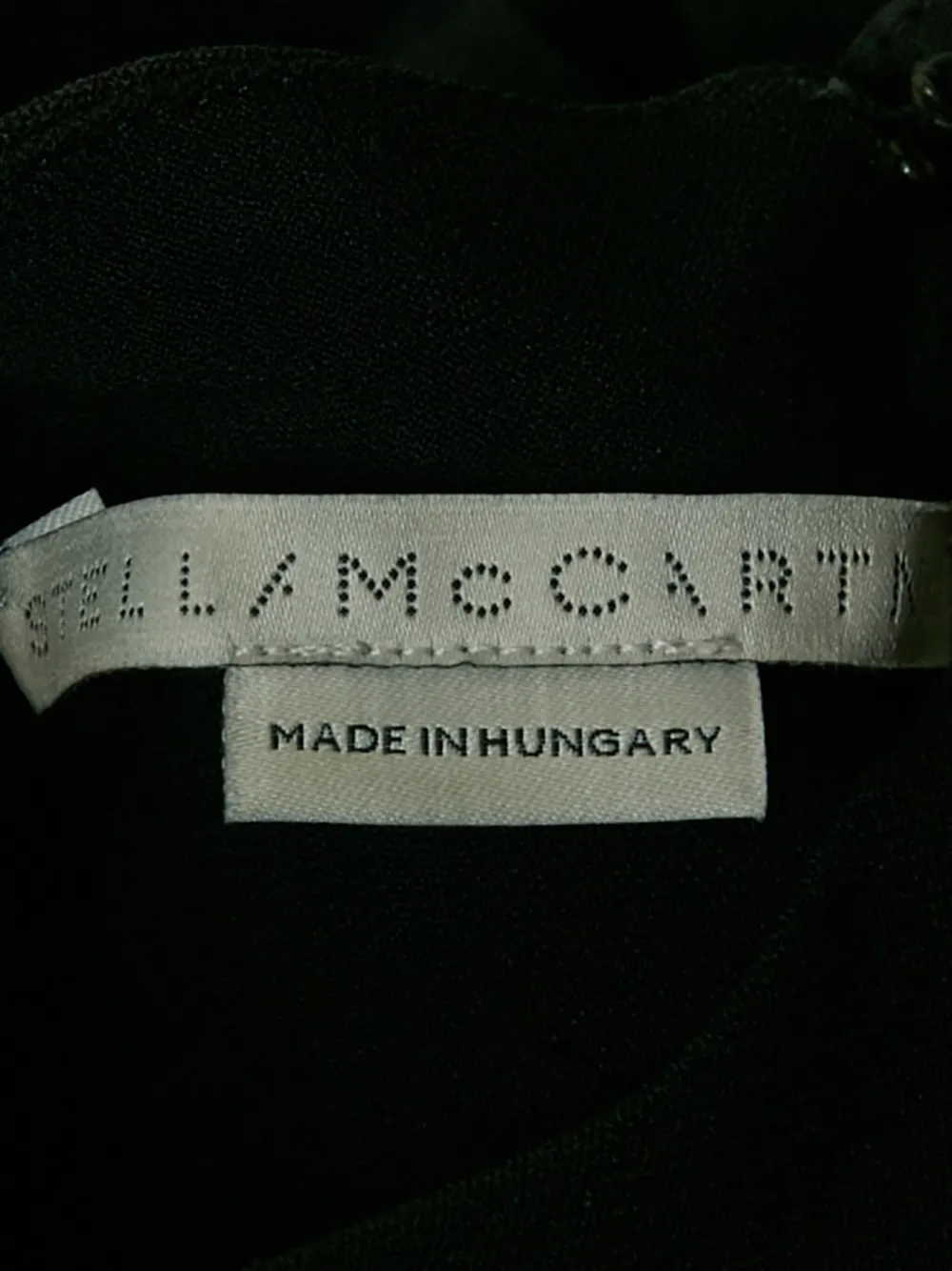 Pre-owned Stella Mccartney Crepe Tie-detail Jumpsuit In Black