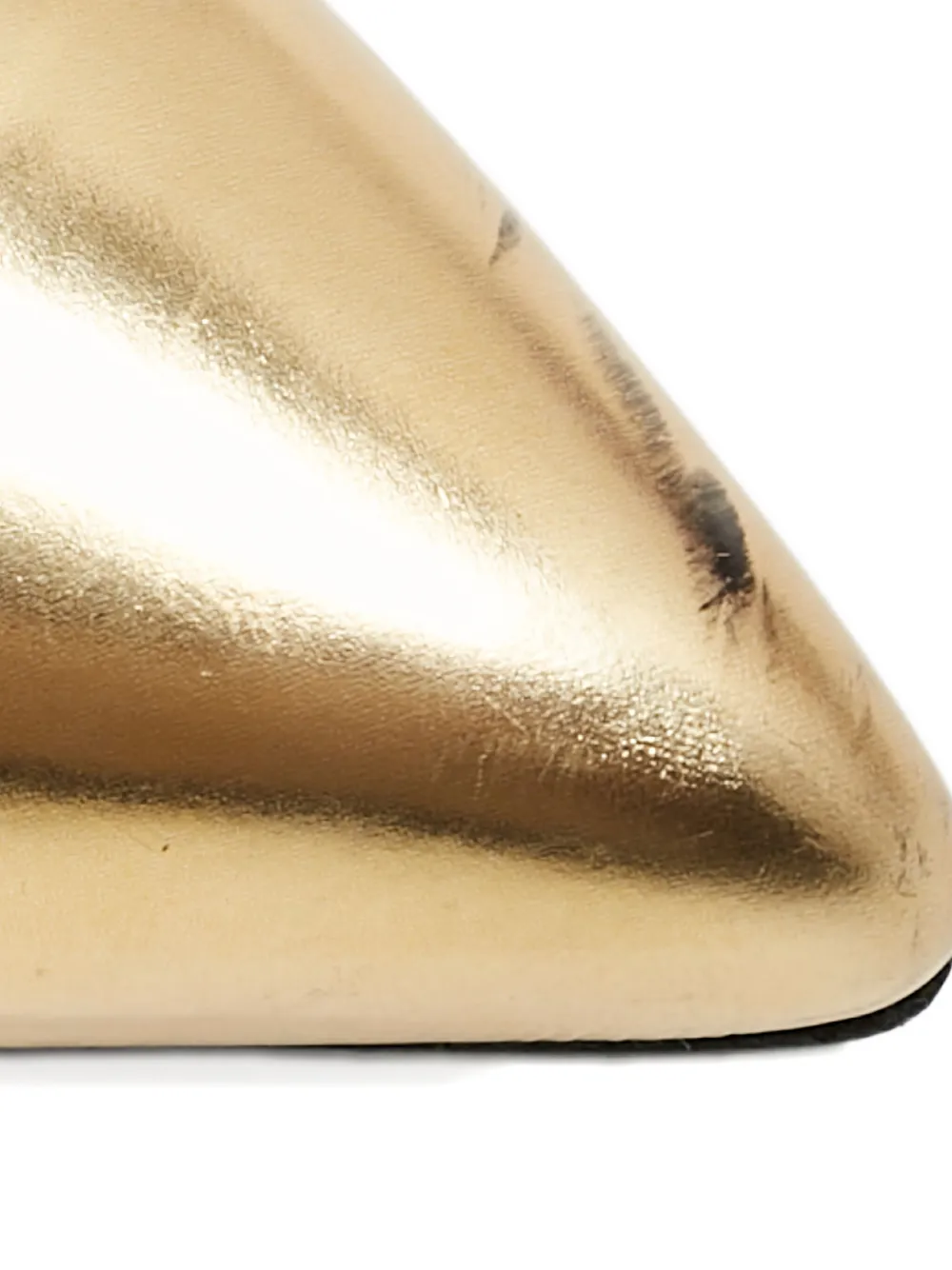 Pre-owned Gucci 95mm Suede Panelled Pumps In Blue