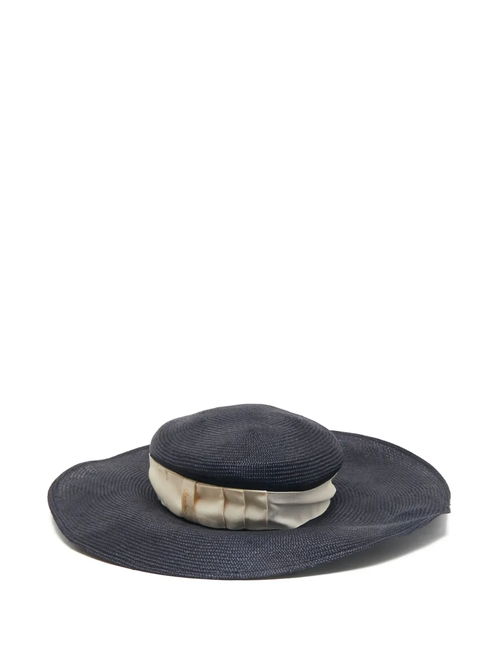 Borsalino Vintage ワイドブリム ハット - ブルー Borsalino Vintage ワイドブリム ハット - ブルー