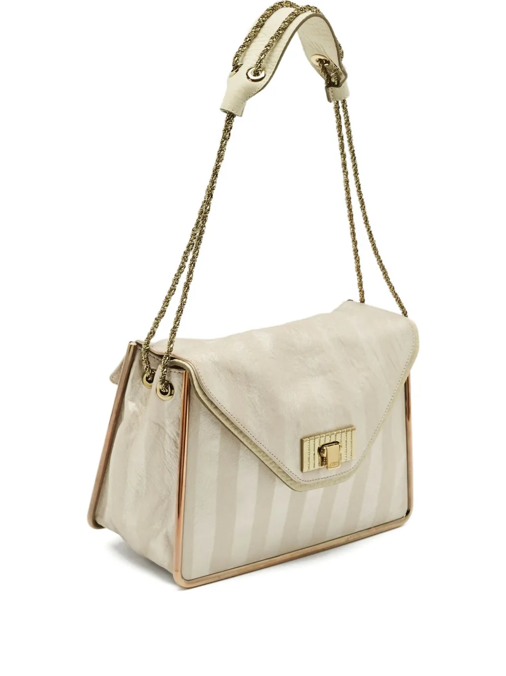 Chloé Pre-Owned Sally striped shoulder bag | Grey | Image 1