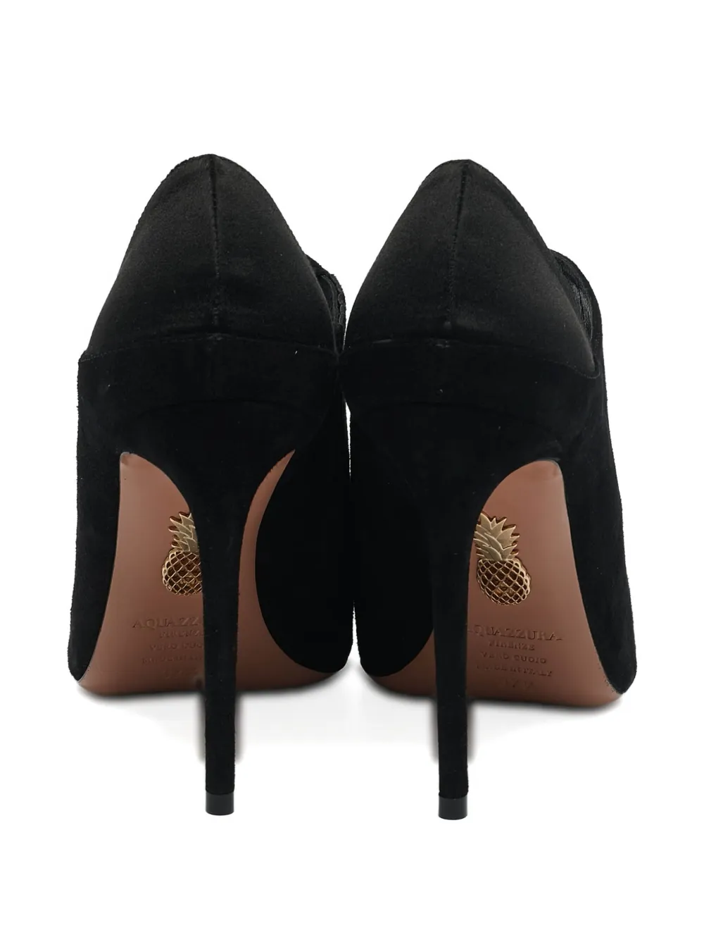 Aquazzura Amour pumps verfraaid met kristallen - Zwart