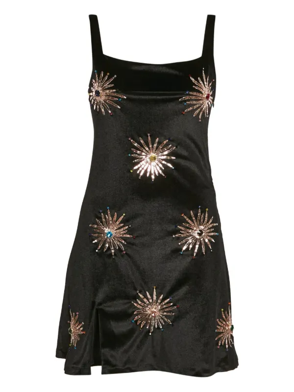 elegant black dresses plus size R&M Richards Women's Plus Size Rhinestone-Detail Gown (18W, Black)