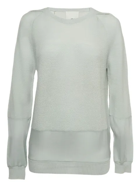3.1 Phillip Lim pre-owned merino-silk panelled sweater