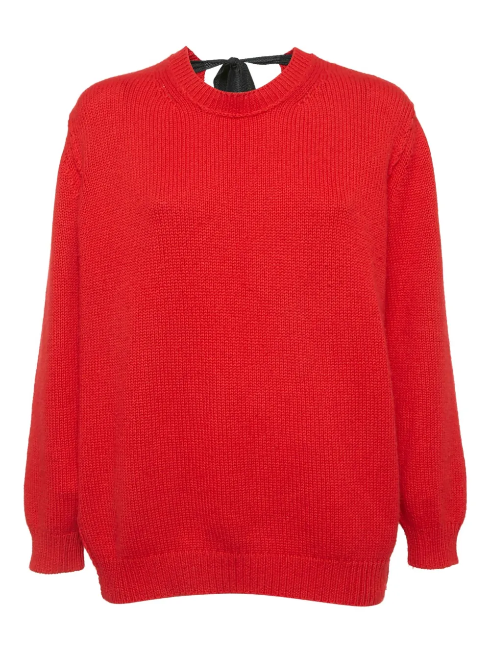 Pre-owned Miu Miu Cashmere Sweater In Red