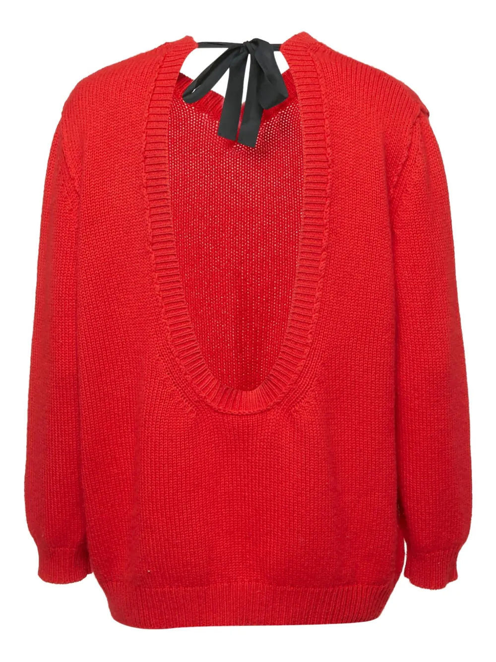 Pre-owned Miu Miu Cashmere Sweater In Red