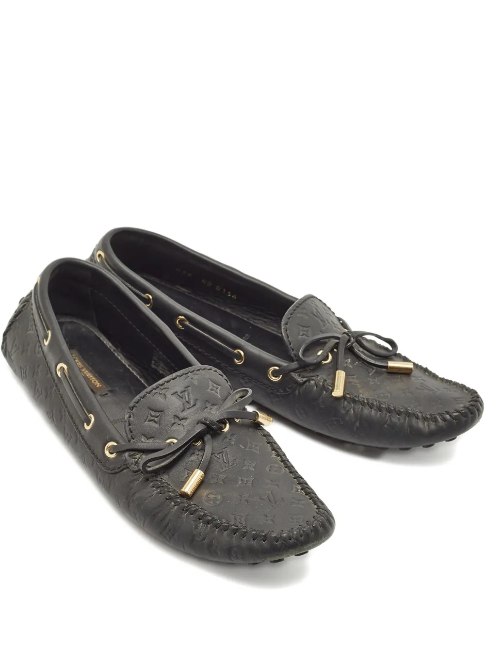 Louis Vuitton Pre-Owned Gloria Loafer mit Monogramm - Schwarz