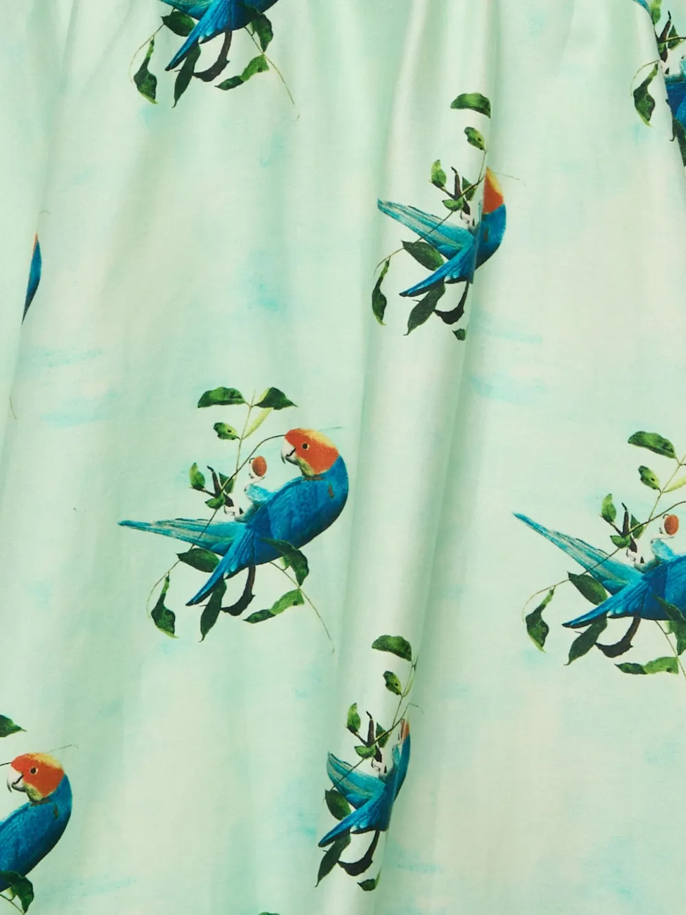 Alice + olivia Mini-rok met papegaaiprint - Groen