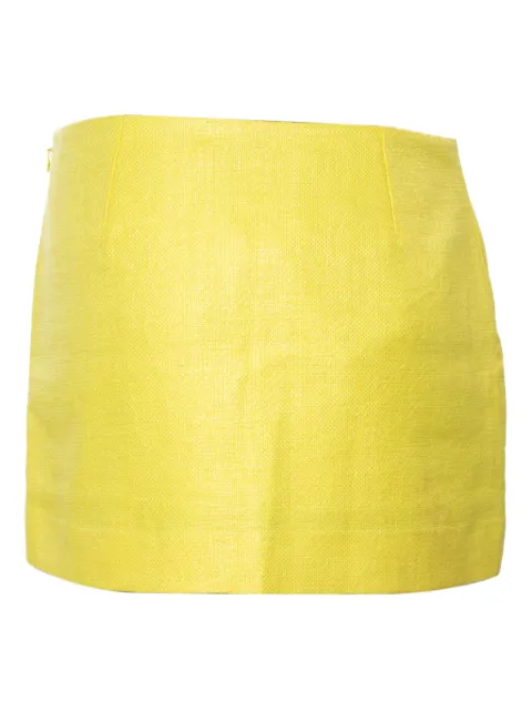 Diane Von Furstenberg Vintage raffia pocket skirt