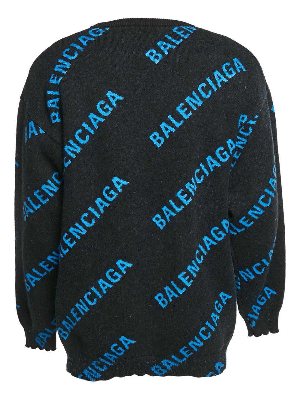 Balenciaga Pre-Owned monogram crew-neck sweater | Image 2