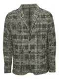 Boggi Milano 2024 checked wool blazer - Grey