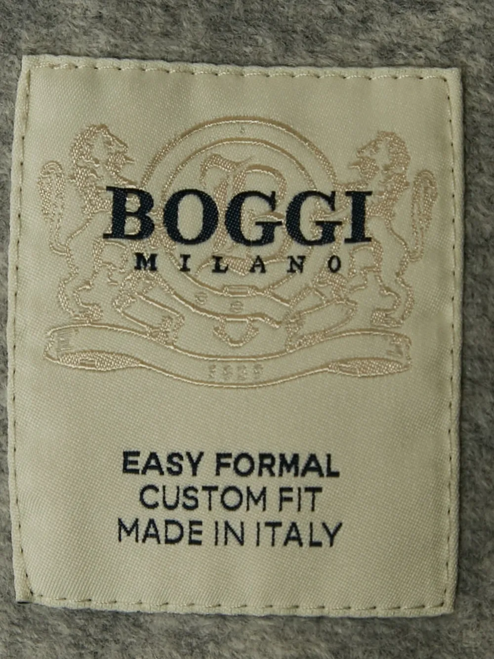 Pre-owned Boggi Milano 2024 Checked Wool Blazer In Gray