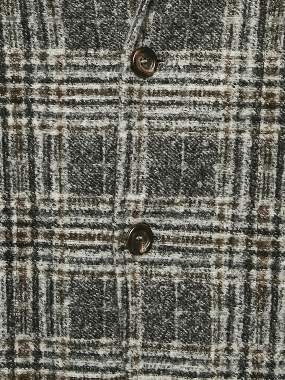 Pre-owned Boggi Milano 2024 Checked Wool Blazer In Gray