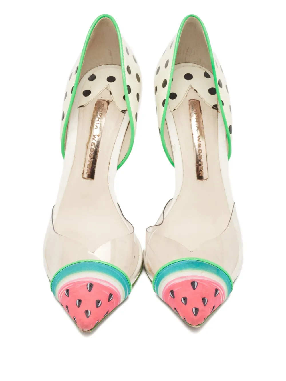 SOPHIA WEBSTER Pre-owned 985620 Multicolor In White