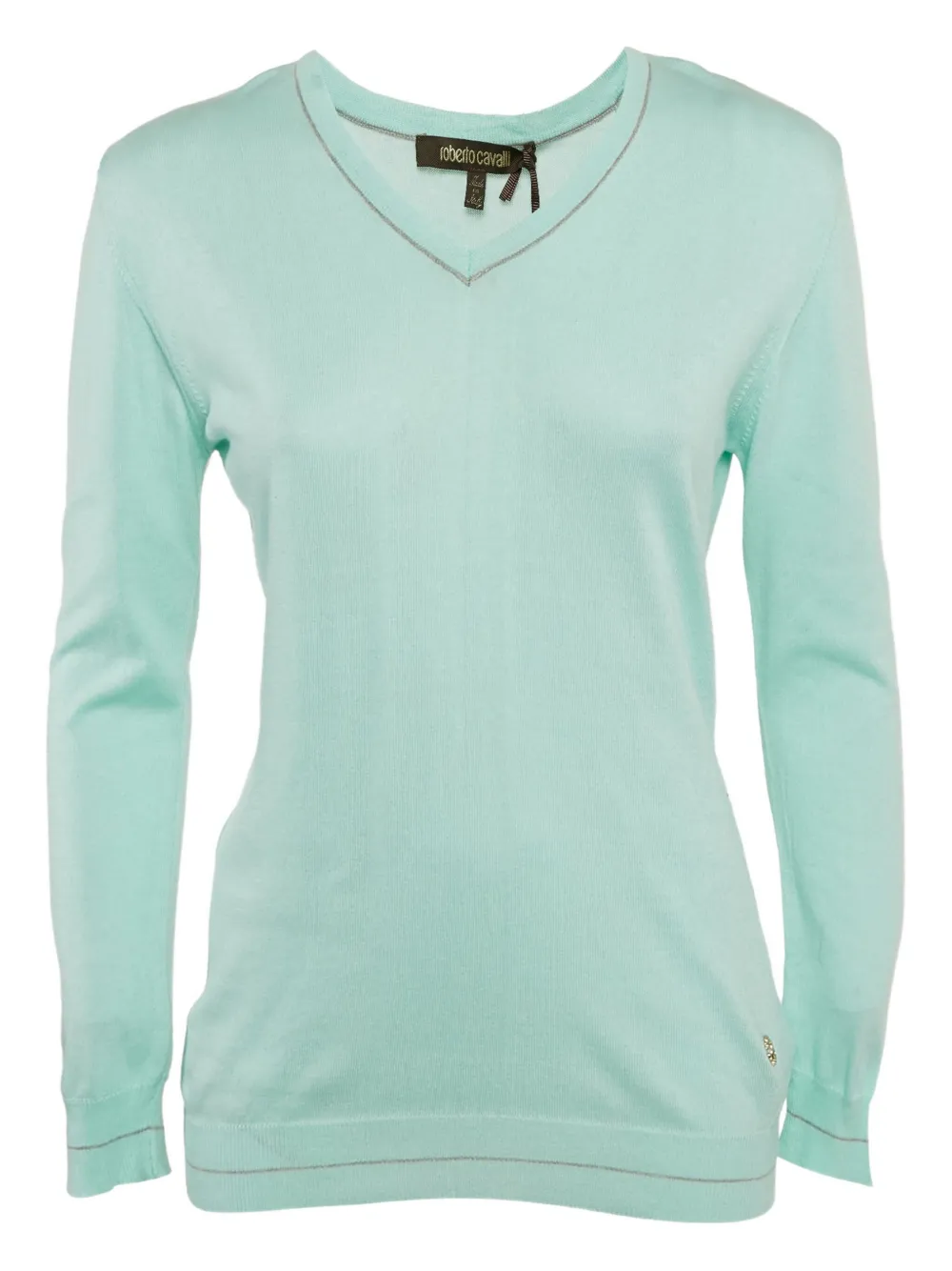 Roberto Cavalli Vintage long-sleeves V-neck sweater | Image 1