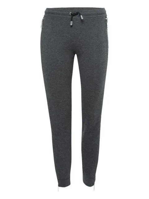 Versus Pre-Owned 2024 zip-detail wool trousers