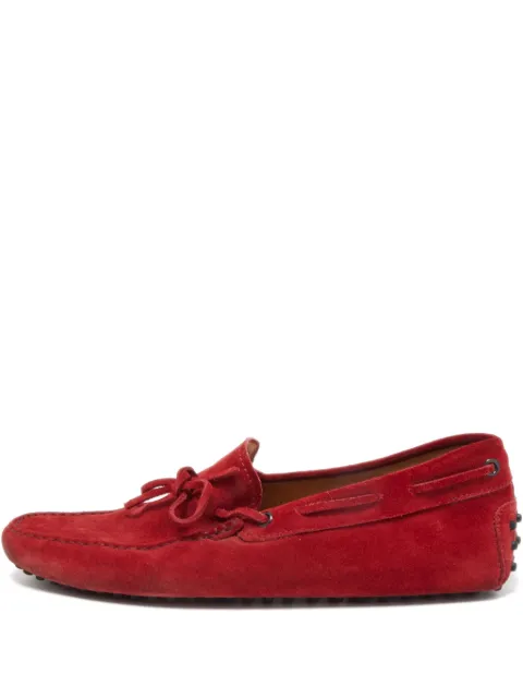 Tod's suede driving loafers