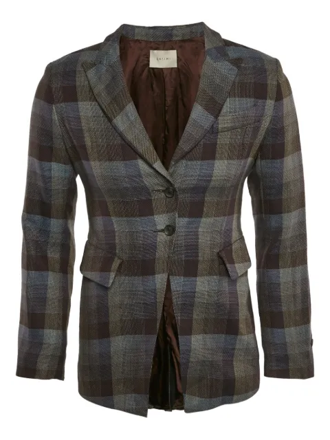 Qasimi single-breasted plaid blazer