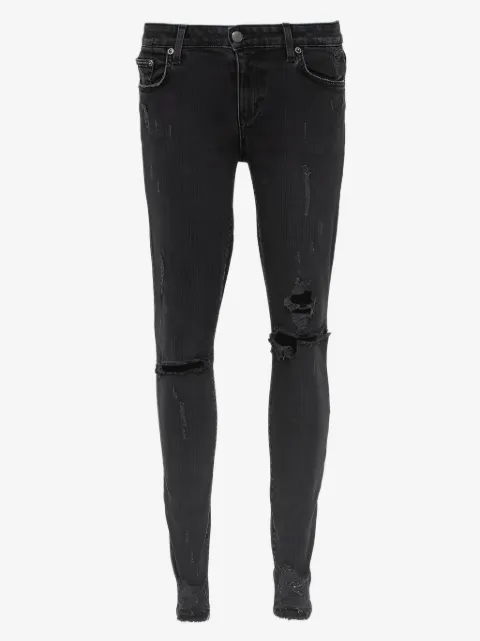 LOVERS + FRIENDS distressed denim jeans