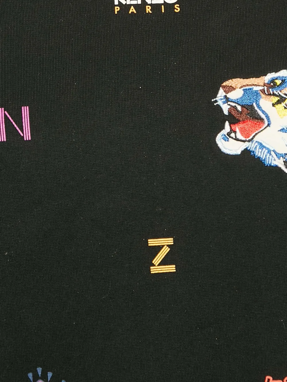 Pre-owned Kenzo Graphic-print Sweatshirt In Black