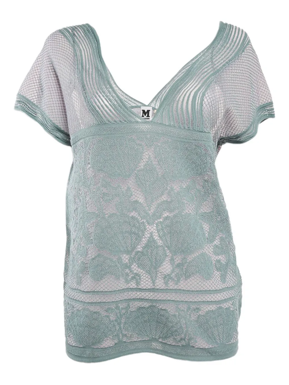 Missoni Pre-Owned 2023 lurex knit top | Blue | Image 1