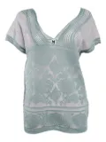 Missoni Pre-Owned 2023 lurex knit top - Blue