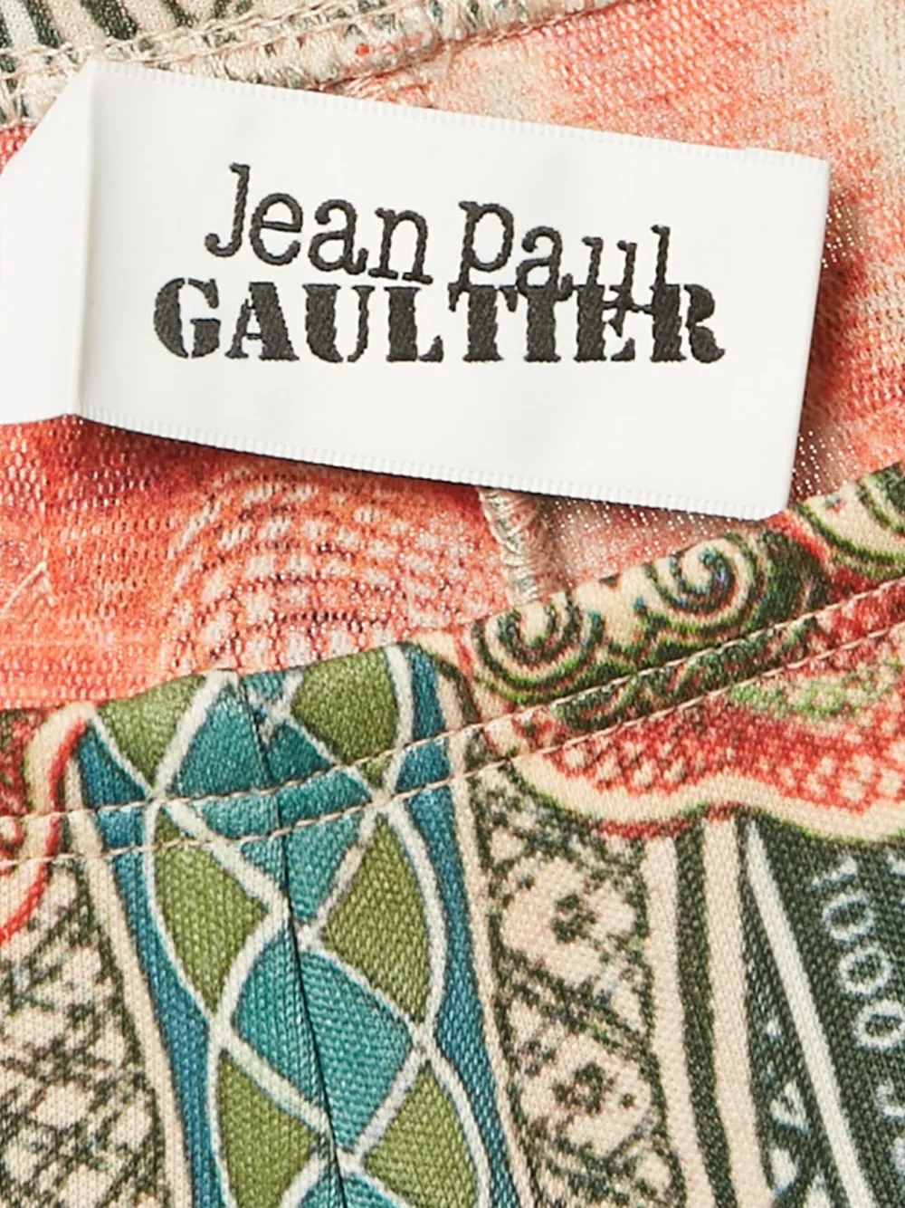 Jean Paul Gaultier Pre-Owned Broek met paisley-print - Groen