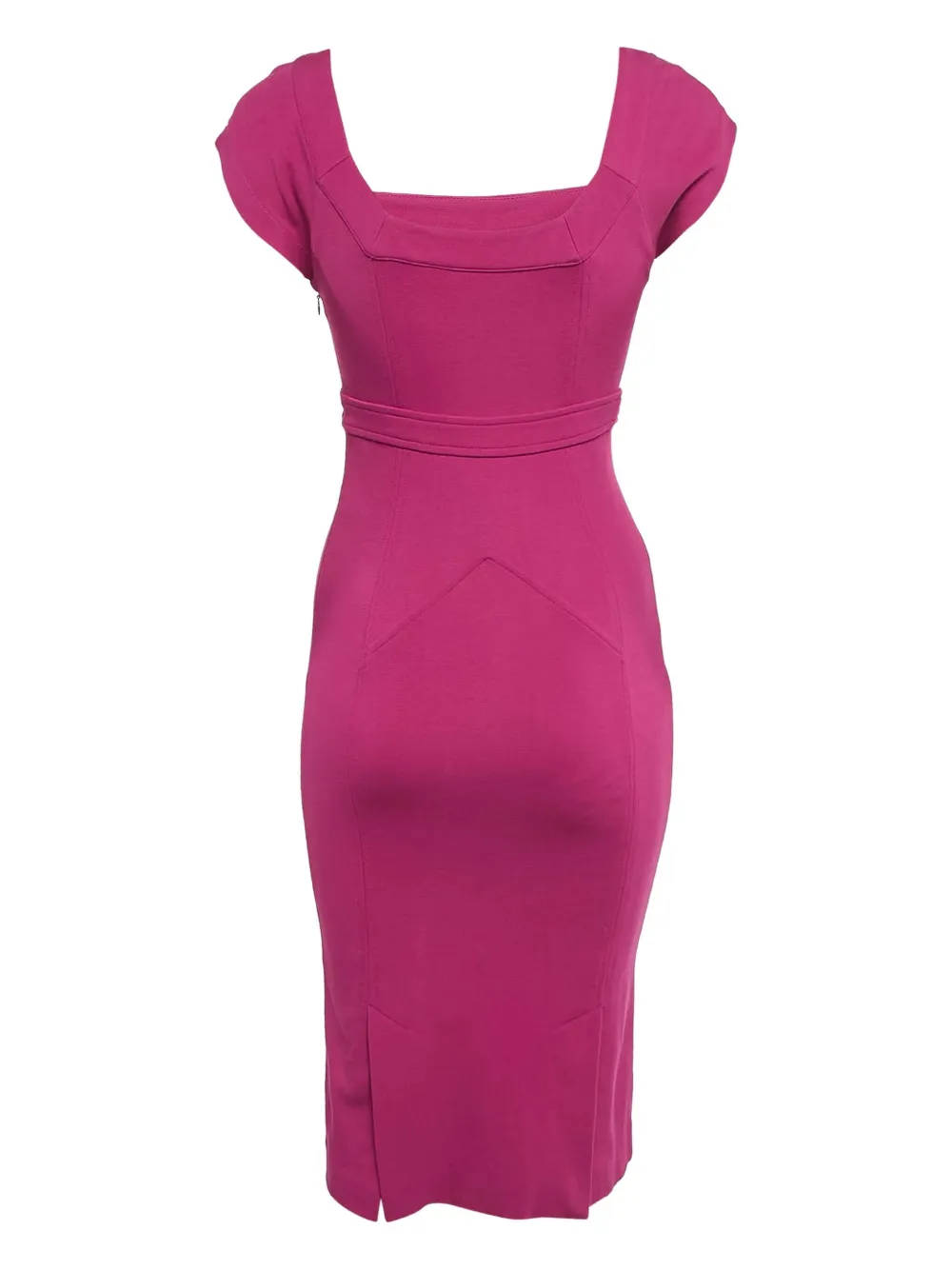Diane Von Furstenberg Vintage Jurk met vierkante hals - Roze