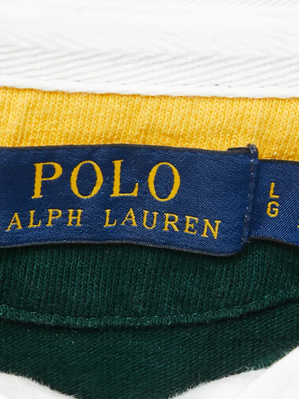 Polo Ralph Lauren Vintage ストライプ ラガーシャツ | グリーン