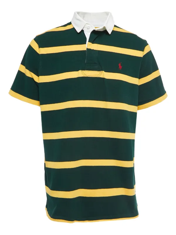 ヴィンテージ　Polo by Ralph Lauren ラガーシャツ フェード Polo Ralph Lauren Vintage ストライプ ラガーシャツ | グリーン