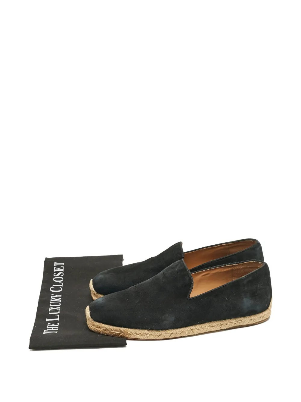 Pre-owned Christian Louboutin Nanou Orlato Espadrilles In Blue