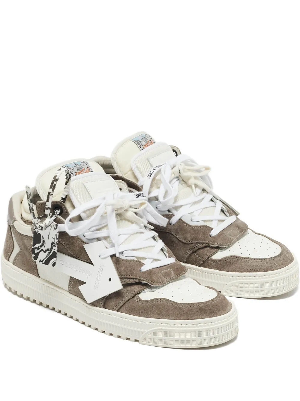 Off-White Pre-Owned baskets Out of the Office en cuir | blanc | Image 1
